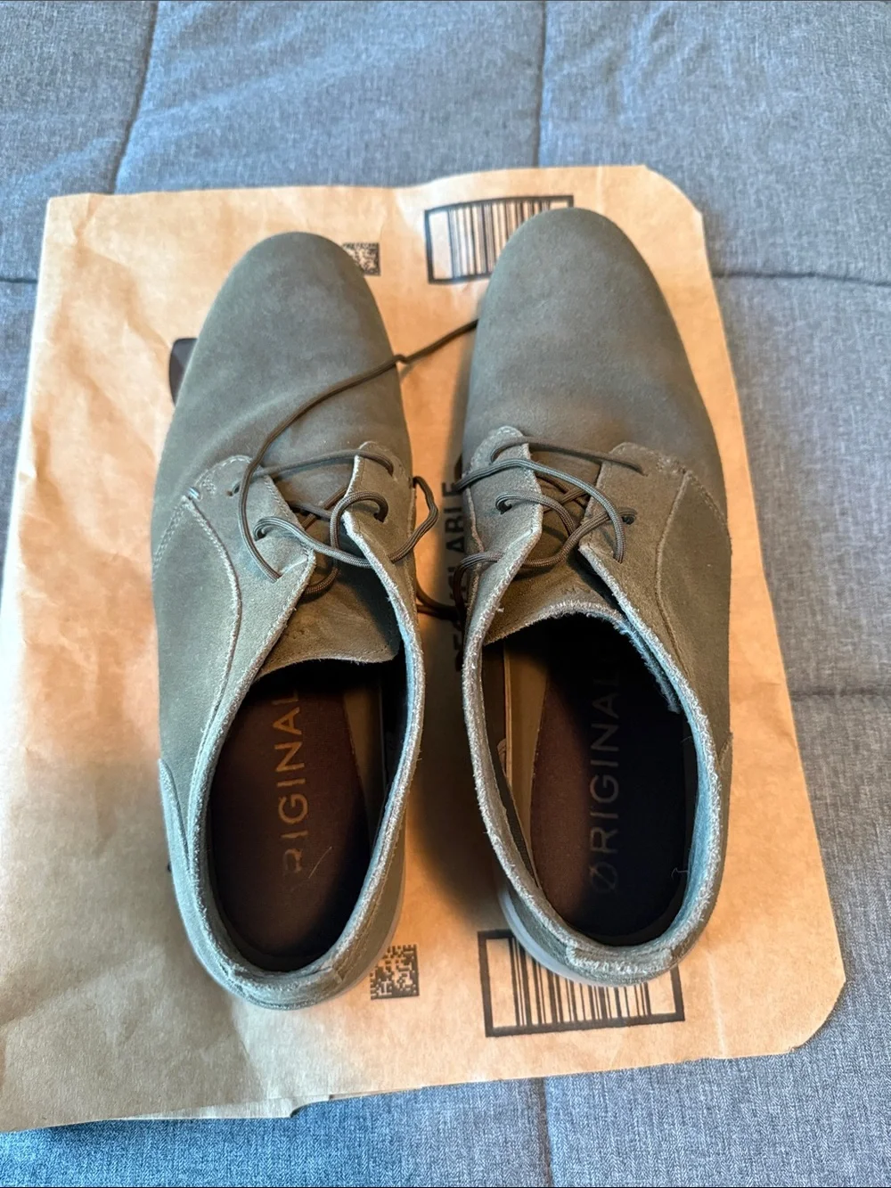 Cole Haan Olive Green Suede Chukka Boots 12M Men’s